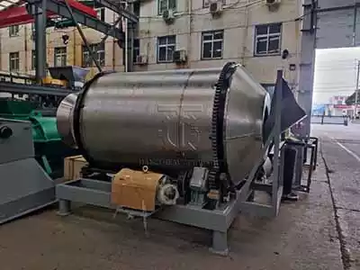 Bulk blending fertilizer mixer