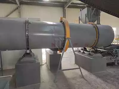 Fertilizer coating machine