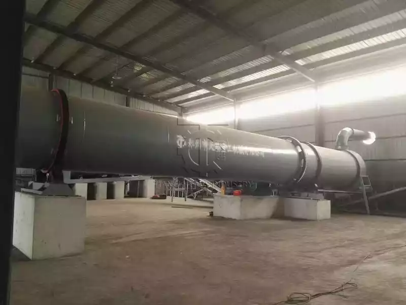 Fertilizer rotary dryer