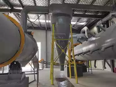 Fertilizer rotary dryer