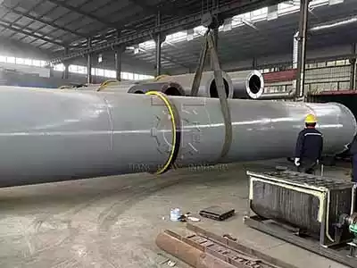 Fertilizer rotary dryer