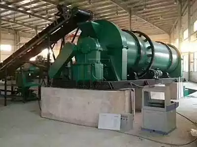 Organic compound fertilizer granulator