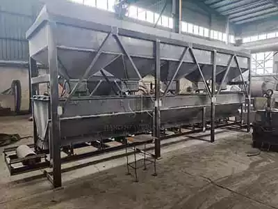 Semi automatic batching system